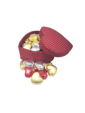 Chocolate Polka Heart Gift Pack